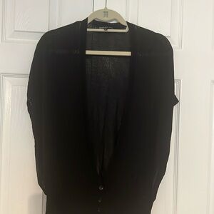 Jones of NY collection black three button sweater